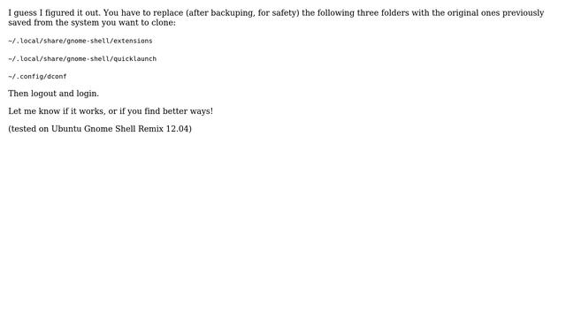 Ubuntu: How to backup and restore downloaded gnome-shell extensions? (3 Solutions!!) смотреть онлайн