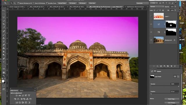 Arbitrary and unnatural color using a curves adjustment layer Photoshop CS 6 смотреть онлайн