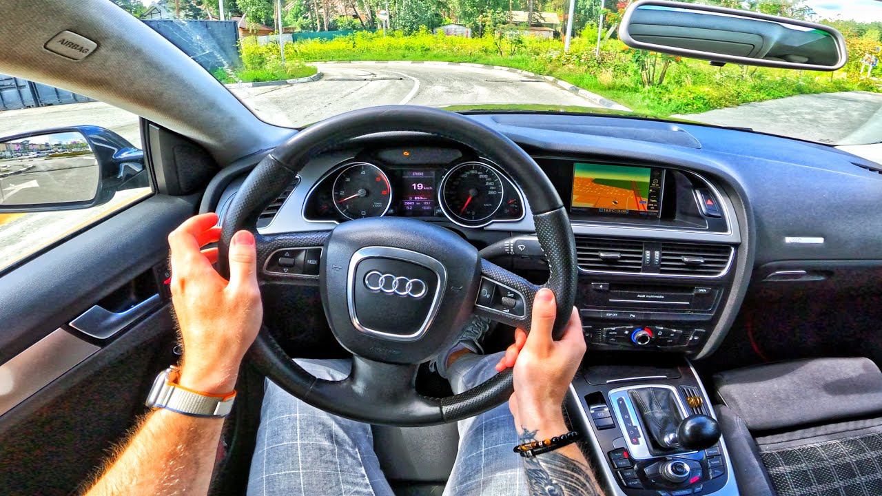 2010 Audi A5 2.0 TDI - ТЕСТ-ДРАЙВ ОТ ПЕРВОГО ЛИЦА смотреть онлайн