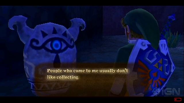 Skyward Sword HD Walkthrough - How to Find the Moonlight Merchant (Secret Rare Treasure Shop) смотреть онлайн
