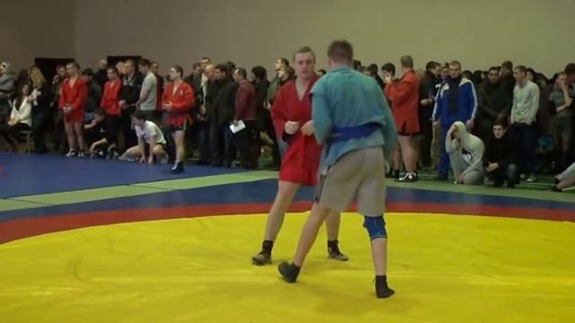 Фещенко - Батуев (90кг). Чемпионат Киева по самбо 2013. смотреть онлайн