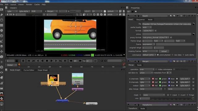 VFX compositing with Nuke | Basic Compositing | Chapter 03 | Categories of Nodes | Render(2020) смотреть онлайн