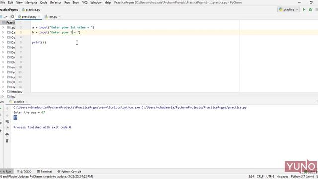 How to take Input in Python | Yuno Learning смотреть онлайн