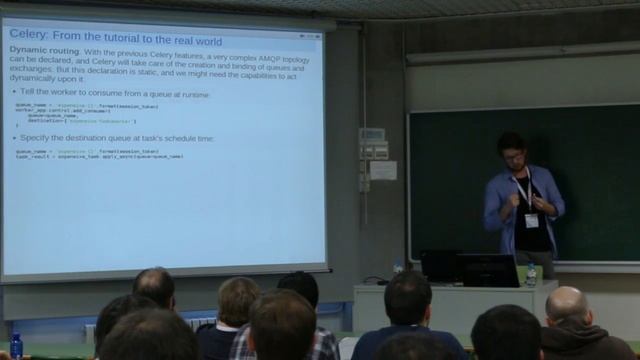 Amqp from Python, advanced design patterns - Pau Freixes y Arnau Orriols - Track Avanzado смотреть онлайн