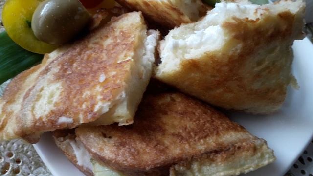 Детский завтрак/Гренки с Брынзой[ASMR]Очень вкусно/Легкий рецепт/Сытно/Просто