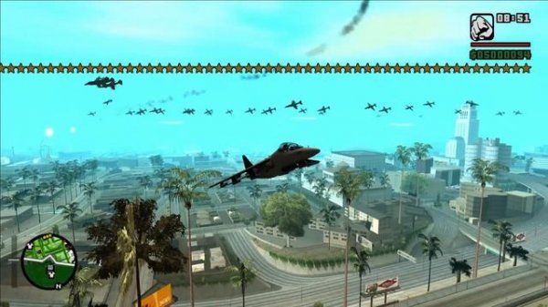 100 Wanted Stars in GTA San Andreas