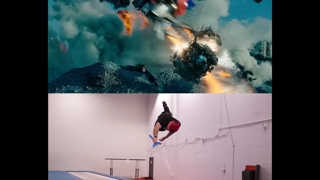 ALL Stunts From Transformers In Real Life (Parkour) смотреть онлайн