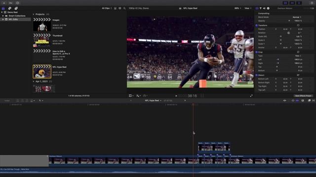 How to Edit a Sports Hype Video in Final Cut Pro X смотреть онлайн