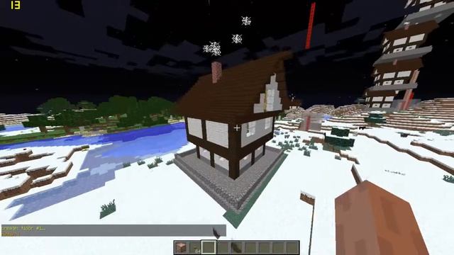 Как заспавнить красивый домик в майнкрафт без модов!! (1.8) смотреть онлайн