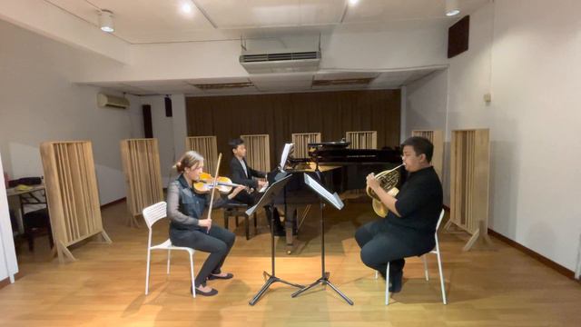Eric Ewazen, Trio for Horn, Violin & Piano : III Andate Grazioso смотреть онлайн