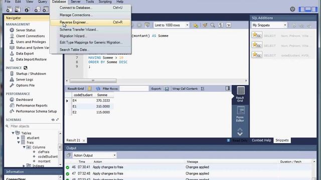 8 BDD vers Model MySQL смотреть онлайн