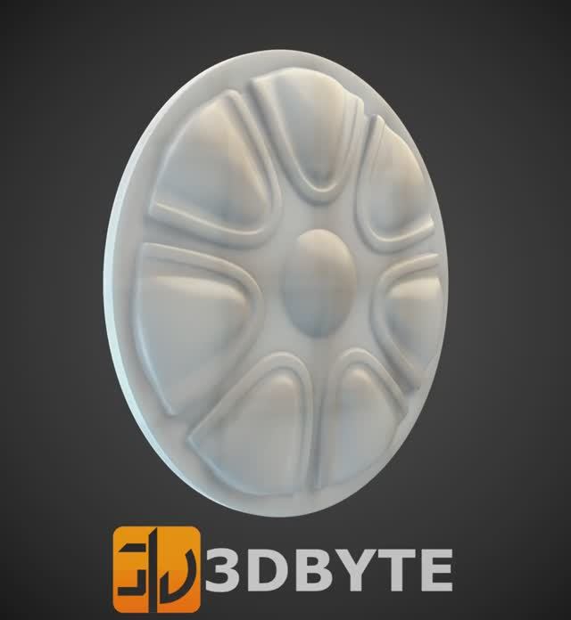 #3dmodel - Round #decor 23 || Круглый декор 23 #3dbyte  #3dprint