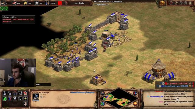LA STRATEGIE OP sur Age of Empires ? 18 villageois max ? | VS EXPERT PLAYER смотреть онлайн