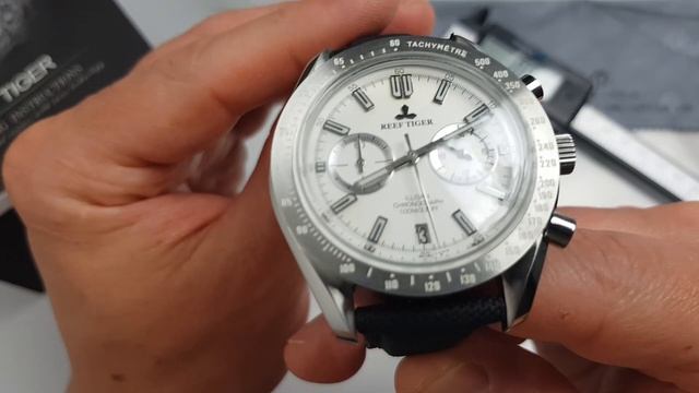 Best Omega Speedmaster Homage under $150?! - Reef Tiger Illidan RGA 3033 | Shiny Things смотреть онлайн