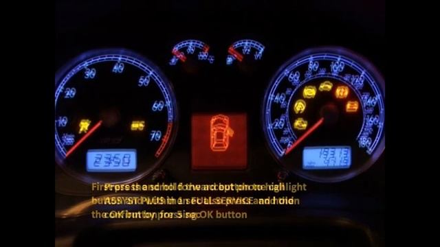 - how to reset service light indicator Audi a4 смотреть онлайн