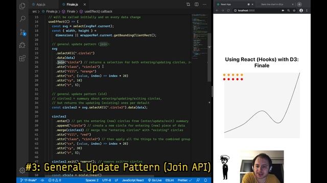 Using React (Hooks) with D3 – [Finale] 5 Things You Should Know смотреть онлайн