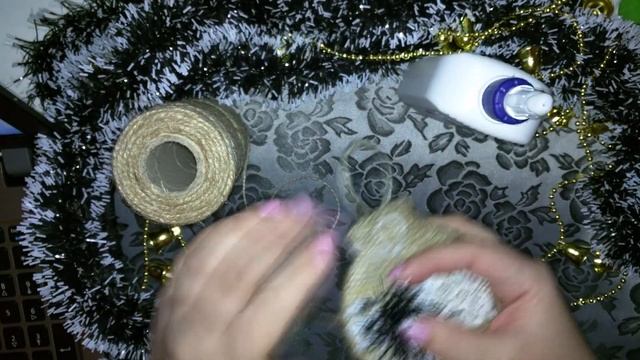 ?? DIY Різдвяний декор. Ялинкові іграшки з мотузки ?? смотреть онлайн