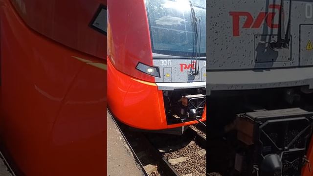 Скоростной электропоезд"Ласточка-Премиум" ЭС1П-033 с сообщением Нижний Новгород-Москва(Вост.Вок). смотреть онлайн