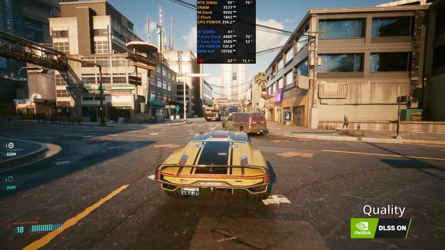 Cyberpunk FSR vs DLSS | i9 12900k + RTX 3080 Ti смотреть онлайн