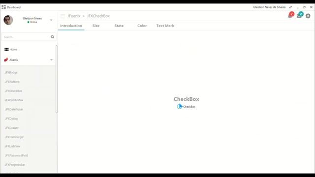 JavaFx 8 Dashboard смотреть онлайн