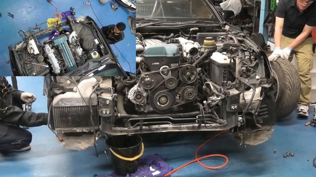 【魔改造シルビア】600馬力エンジン制作へ！トヨタの名機2JZをアリストからゲット！Get 2JZ And Attach To NISSAN Silvia