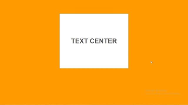 Online Tutorial for Text Center Inside a Div Block in CSS With Demo смотреть онлайн