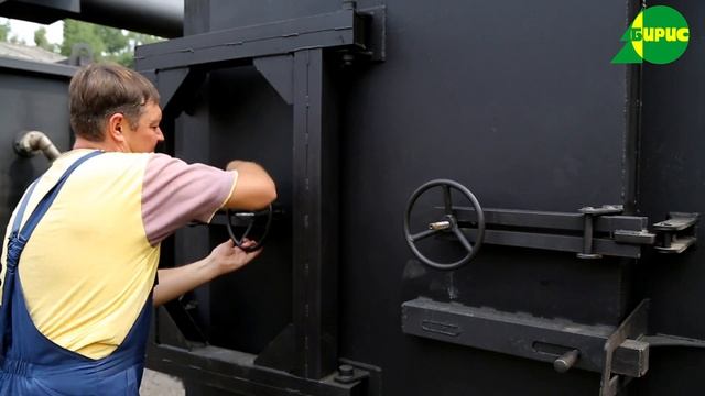 Углевыжигательная печь - тепловой агрегат Бирис КТ-2000У смотреть онлайн