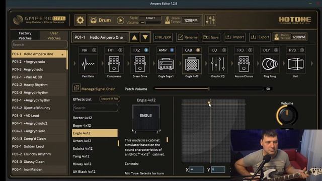 Тестируем Hotone Ampero One
