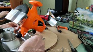 Доработка станка для заточки цепей. Усовершенствование работы станка.