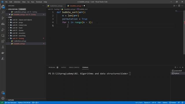 #10.2 Bubble Sort Algorithm شرح смотреть онлайн