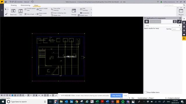 Footing Setout Drawing Creation смотреть онлайн