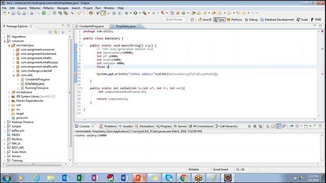 Day 7 : Final keyword, method overriding,overloading in Java Programming смотреть онлайн