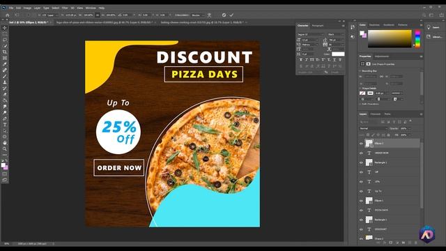 How To Design Social Media Ads Post Quickly In Adobe Photoshop 2020 [HINDI TUTORIAL] смотреть онлайн
