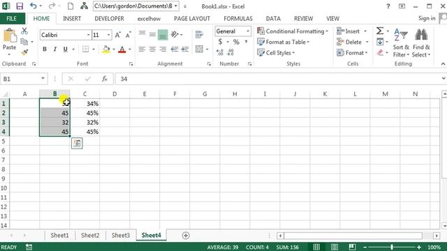 How to Add Percentage Symbol without Multiplying 100 in Excel смотреть онлайн