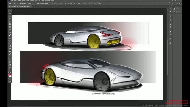 Sketch 22 (One minute introduction)/ How to sketch a car смотреть онлайн
