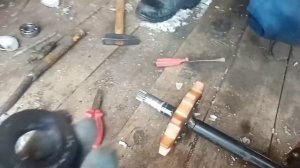 ЗАМЕНА САЛЬНИКОВ НА ВЕДУЩИХ ВАЛАХ, СНЕГОХОД БУРАН