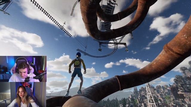 ЭВЕЛОН УЧИТ НОВУЮ ПОДРУГУ ИГРАТЬ В ONLY UP смотреть онлайн