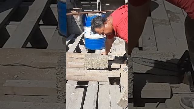 Как и чем распилить АРБОЛИТОВЫЙ БЛОК #shots