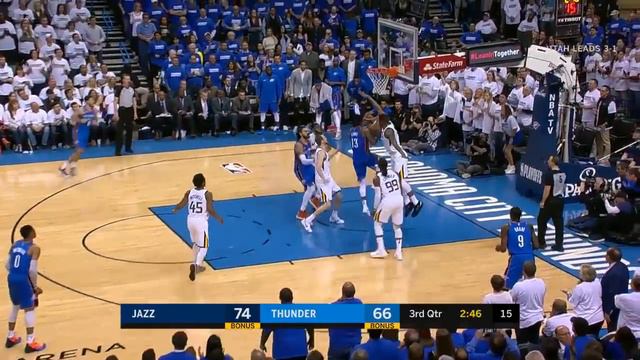 OKC Thunder BIG 3 Full Game 5 Highlights vs Jazz 2018 Playoffs - Westbrook, Paul George & Carmelo смотреть онлайн