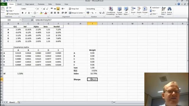 Optimal portfolios with Excel Solver смотреть онлайн