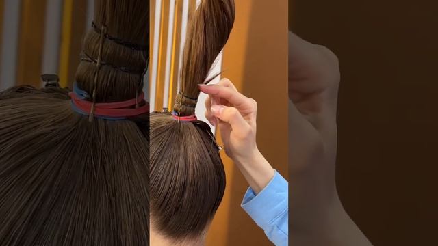 Лайфхак, чтобы разнообразить высокий хвост?? #рекомендации #шортс #shorts #прически #hair смотреть онлайн