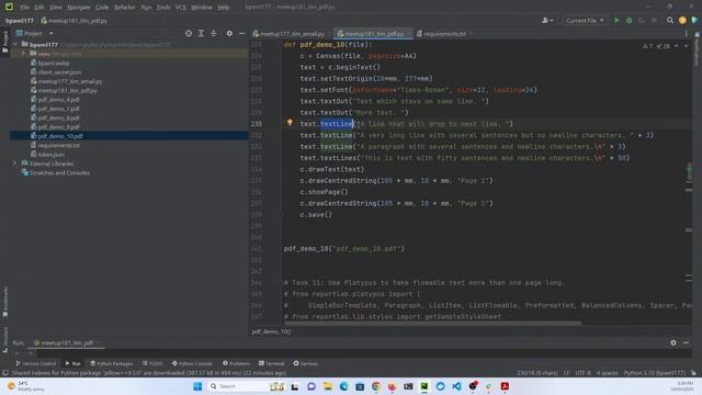 181 - Create PDF with ReportLab and attach to email - Beginners' Python and Machine Learning смотреть онлайн
