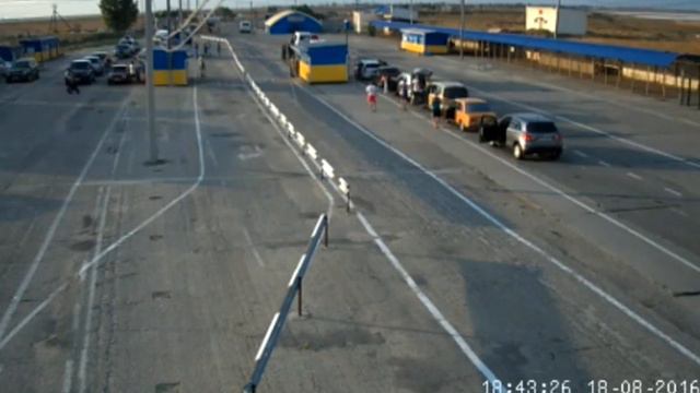 Чонгар. Граница с Крымом - как это выглядит смотреть онлайн