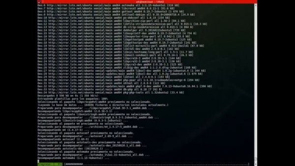 Nextcloud VM Install script run