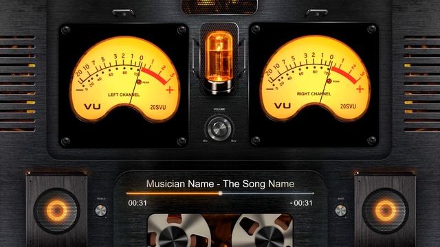 Audio React Analog VU Meter | After Effects Template. смотреть онлайн
