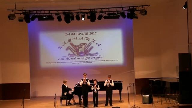 Трио трубачей:В. Брандт "В церкви", В. А. Моцарт "Ave Verum" смотреть онлайн