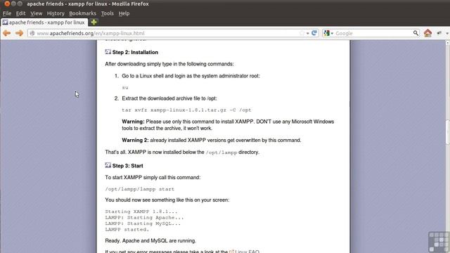Installing XAMPP on Linux Tutorial смотреть онлайн