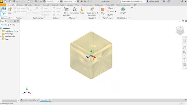 Basic Assembly in Autodesk Inventor 2023 смотреть онлайн
