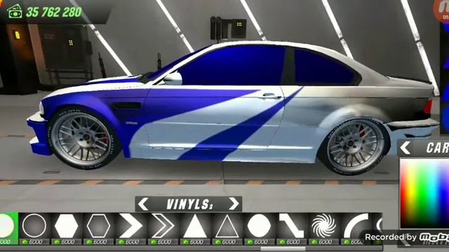 как сделать винил на BMW M3 E46 из NFS MOST WANTED смотреть онлайн