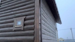 Сруб дома с отделкой. Дом из рубленного бревна.
